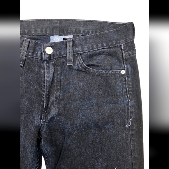 ARMANI EXCHANGE black jeans, size 6 regular - Picture 3 of 8